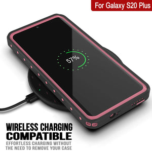 Galaxy S20+ Plus Waterproof Case PunkCase StudStar Pink Thin 6.6ft Underwater IP68 Shock/Snow Proof (Color in image: teal)