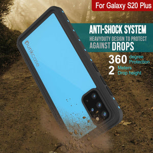 Galaxy S20+ Plus Waterproof Case PunkCase StudStar Light Blue Thin 6.6ft Underwater IP68 ShockProof (Color in image: pink)