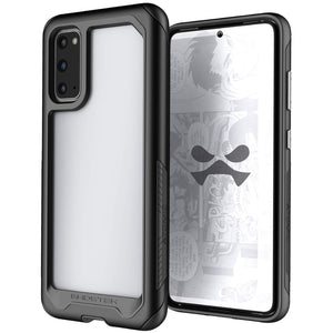 Galaxy S20 Military Grade Aluminum Case | Atomic Slim Series [Black] (Color in image: Black)