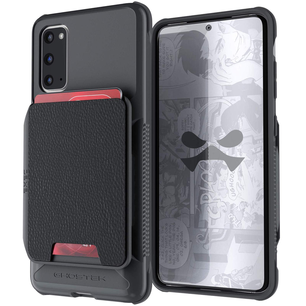Galaxy S20 Wallet Case | Exec Series [Black] (Color in image: Black)