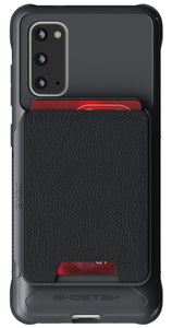Galaxy S20 Wallet Case | Exec Series [Black] (Color in image: Pink)