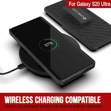 Load image into Gallery viewer, Punkcase Galaxy S20 Ultra Case With Screen Protector, Holster Belt Clip [Black] 
