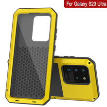 Load image into Gallery viewer, Galaxy S20 Ultra Metal Case, Heavy Duty Military Grade Rugged Armor Cover [Neon] (Color in image: Red)
