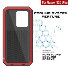 Load image into Gallery viewer, Galaxy S20 Ultra Metal Case, Heavy Duty Military Grade Rugged Armor Cover [Red] (Color in image: White)
