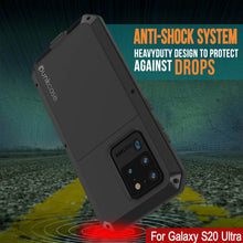 Load image into Gallery viewer, Galaxy S20 Ultra Metal Case, Heavy Duty Military Grade Rugged Armor Cover [Black] (Color in image: Gold)
