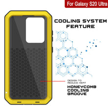 Load image into Gallery viewer, Galaxy S20 Ultra Metal Case, Heavy Duty Military Grade Rugged Armor Cover [Neon] (Color in image: White)
