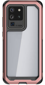 Galaxy S20 Ultra Military Grade Aluminum Case | Atomic Slim Series [Pink] 