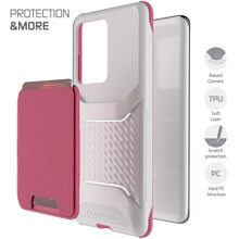 Load image into Gallery viewer, Galaxy S20 Ultra Wallet Case | Exec Series [Pink] (Color in image: Grey)
