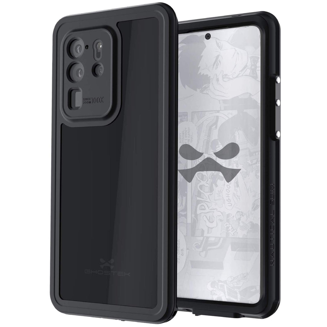 Galaxy S20 Ultra Rugged Waterproof Case | Nautical Series [Black] (Color in image: Black)