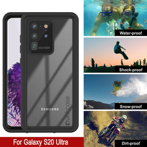 Galaxy S20 Ultra Water/Shockproof [Extreme Series] With Screen Protector Case [Black] (Color in image: Teal)
