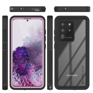 Galaxy S20 Ultra Water/Shock/Snowproof [Extreme Series] Slim Screen Protector Case [Pink] (Color in image: Purple)
