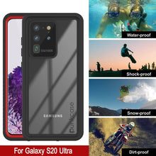 Load image into Gallery viewer, Galaxy S20 Ultra Water/Shock/Snowproof [Extreme Series] Slim Screen Protector Case [Red] (Color in image: Pink)
