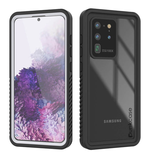 Galaxy S20 Ultra Water/Shock/Snow/dirt proof [Extreme Series] Punkcase Slim Case [White] (Color in image: White)