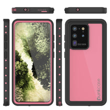 Cargar imagen en el visor de la galería, Galaxy S20 Ultra Waterproof Case PunkCase StudStar Pink Thin 6.6ft Underwater IP68 Shock/Snow Proof (Color in image: purple)
