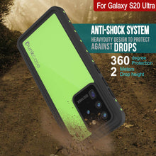 Cargar imagen en el visor de la galería, Galaxy S20 Ultra Waterproof Case PunkCase StudStar Light Green Thin 6.6ft Underwater IP68 ShockProof (Color in image: pink)

