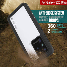 Cargar imagen en el visor de la galería, Galaxy S20 Ultra Waterproof Case, Punkcase StudStar White Thin 6.6ft Underwater IP68 Shock/Snow Proof (Color in image: pink)
