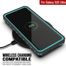 Cargar imagen en el visor de la galería, Galaxy S20 Ultra Waterproof Case PunkCase StudStar Teal Thin 6.6ft Underwater IP68 Shock/Snow Proof (Color in image: black)
