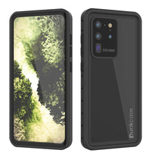 Cargar imagen en el visor de la galería, Galaxy S20 Ultra Waterproof Case PunkCase StudStar Black Thin 6.6ft Underwater IP68 Shock/Snow Proof (Color in image: black)
