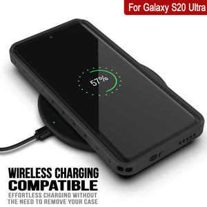Galaxy S20 Ultra Waterproof Case PunkCase StudStar Black Thin 6.6ft Underwater IP68 Shock/Snow Proof (Color in image: teal)