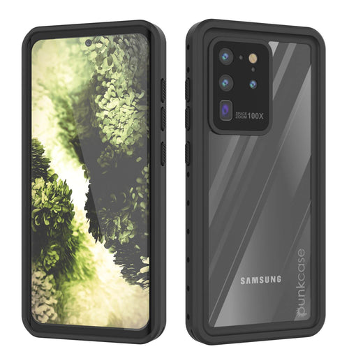 Galaxy S20 Ultra Waterproof Case PunkCase StudStar Clear Thin 6.6ft Underwater IP68 Shock/Snow Proof (Color in image: Clear)