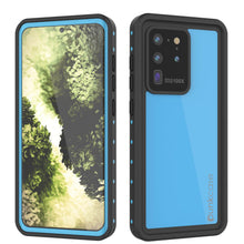 Cargar imagen en el visor de la galería, Galaxy S20 Ultra Waterproof Case PunkCase StudStar Light Blue Thin 6.6ft Underwater IP68 ShockProof (Color in image: light blue)
