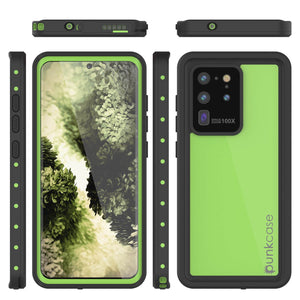 Galaxy S20 Ultra Waterproof Case PunkCase StudStar Light Green Thin 6.6ft Underwater IP68 ShockProof (Color in image: purple)