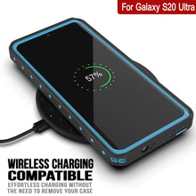 Cargar imagen en el visor de la galería, Galaxy S20 Ultra Waterproof Case PunkCase StudStar Light Blue Thin 6.6ft Underwater IP68 ShockProof (Color in image: teal)
