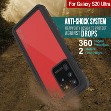 Cargar imagen en el visor de la galería, Galaxy S20 Ultra Waterproof Case PunkCase StudStar Red Thin 6.6ft Underwater IP68 Shock/Snow Proof (Color in image: pink)
