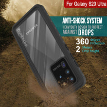 Cargar imagen en el visor de la galería, Galaxy S20 Ultra Waterproof Case PunkCase StudStar Clear Thin 6.6ft Underwater IP68 Shock/Snow Proof (Color in image: white)
