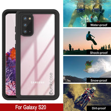 Cargar imagen en el visor de la galería, Galaxy S20 Water/Shockproof [Extreme Series] With Screen Protector Case [Black] (Color in image: Teal)

