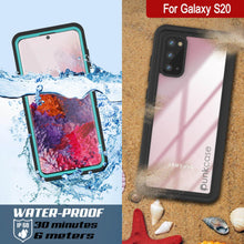Cargar imagen en el visor de la galería, Galaxy S20 Water/Shock/Snowproof [Extreme Series]  Screen Protector Case [Teal] (Color in image: Light Green)
