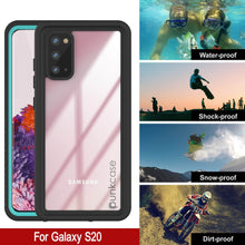 Cargar imagen en el visor de la galería, Galaxy S20 Water/Shock/Snowproof [Extreme Series]  Screen Protector Case [Teal] (Color in image: White)
