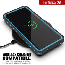 Cargar imagen en el visor de la galería, Galaxy S20 Waterproof Case PunkCase StudStar Light Blue Thin 6.6ft Underwater IP68 ShockProof (Color in image: teal)
