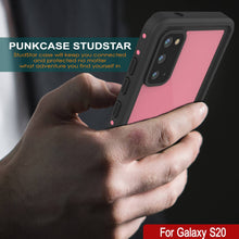 Cargar imagen en el visor de la galería, Galaxy S20 Waterproof Case PunkCase StudStar Pink Thin 6.6ft Underwater IP68 Shock/Snow Proof (Color in image: white)
