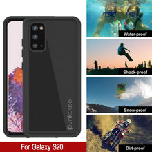 Cargar imagen en el visor de la galería, Galaxy S20 Waterproof Case PunkCase StudStar Black Thin 6.6ft Underwater IP68 Shock/Snow Proof (Color in image: light green)
