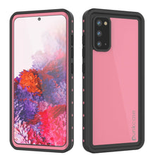 Cargar imagen en el visor de la galería, Galaxy S20 Waterproof Case PunkCase StudStar Pink Thin 6.6ft Underwater IP68 Shock/Snow Proof (Color in image: pink)
