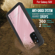 Cargar imagen en el visor de la galería, Galaxy S20 Waterproof Case PunkCase StudStar Clear Thin 6.6ft Underwater IP68 Shock/Snow Proof (Color in image: white)
