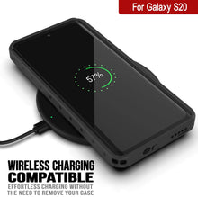 Cargar imagen en el visor de la galería, Galaxy S20 Waterproof Case PunkCase StudStar Black Thin 6.6ft Underwater IP68 Shock/Snow Proof (Color in image: teal)
