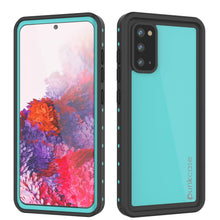 Cargar imagen en el visor de la galería, Galaxy S20 Waterproof Case PunkCase StudStar Teal Thin 6.6ft Underwater IP68 Shock/Snow Proof (Color in image: teal)
