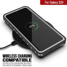 Cargar imagen en el visor de la galería, Galaxy S20 Waterproof Case, Punkcase StudStar White Thin 6.6ft Underwater IP68 Shock/Snow Proof (Color in image: teal)
