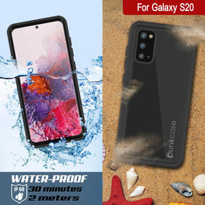 Galaxy S20 Waterproof Case PunkCase StudStar Light Green Thin 6.6ft Underwater IP68 ShockProof (Color in image: light blue)