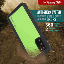 Cargar imagen en el visor de la galería, Galaxy S20 Waterproof Case PunkCase StudStar Light Green Thin 6.6ft Underwater IP68 ShockProof (Color in image: pink)
