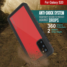 Cargar imagen en el visor de la galería, Galaxy S20 Waterproof Case PunkCase StudStar Red Thin 6.6ft Underwater IP68 Shock/Snow Proof (Color in image: pink)
