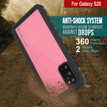 Cargar imagen en el visor de la galería, Galaxy S20 Waterproof Case PunkCase StudStar Pink Thin 6.6ft Underwater IP68 Shock/Snow Proof (Color in image: black)
