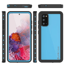 Cargar imagen en el visor de la galería, Galaxy S20 Waterproof Case PunkCase StudStar Light Blue Thin 6.6ft Underwater IP68 ShockProof (Color in image: purple)
