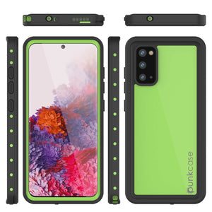 Galaxy S20 Waterproof Case PunkCase StudStar Light Green Thin 6.6ft Underwater IP68 ShockProof (Color in image: purple)
