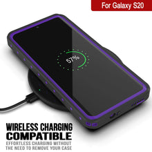 Cargar imagen en el visor de la galería, Galaxy S20 Waterproof Case PunkCase StudStar Purple Thin 6.6ft Underwater IP68 Shock/Snow Proof (Color in image: teal)
