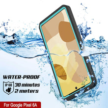 Load image into Gallery viewer, Funda resistente al agua IP68 para Google Pixel 6a, Punkcase [Verde] [Serie Extrema] [Ajuste Delgado]
