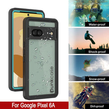 Load image into Gallery viewer, Funda resistente al agua IP68 para Google Pixel 6a, Punkcase [Verde] [Serie Extrema] [Ajuste Delgado]
