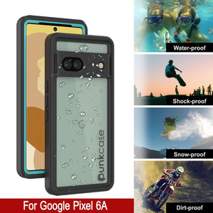 Funda resistente al agua IP68 para Google Pixel 6a, Punkcase [Verde] [Serie Extrema] [Ajuste Delgado]